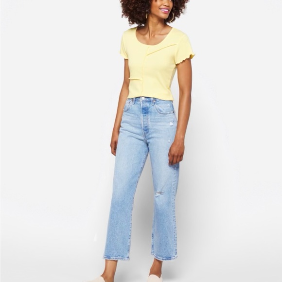 Levi’s Ribcage Straight Leg Ankle Jean Size 10/27” inseam. NWT. - Picture 3 of 7